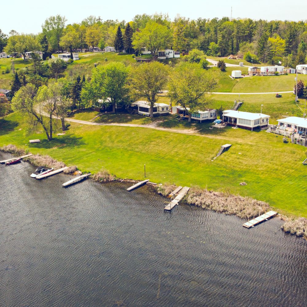 Aerial View of Heritage on the Lake